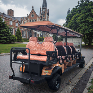 China Brand High Quality 10-Seater Electric <strong>Golf</strong> <strong>Cart</strong> With 72V Battery 5KW Motor Steel &amp; Metal Customizable OEM GCC Certified - Product Image 3