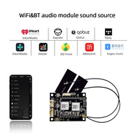 Récepteur audio WiFi 2.4G/BT 5.0 à vente chaude, amplificateurs, carte de streaming, module audio sans fil Airplay