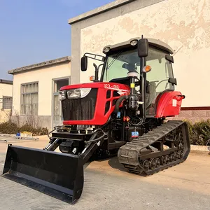 YueShan tracteur à chenilles en Chine de haute qualité 80HP120HP pelle à creuser remblai tracteur à chenilles rotatif