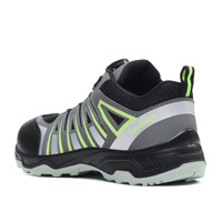 SG72-4 Zapatos de Seguridad Transpirables con Hebilla Giratoria para Hombre, Zapatos de Trabajo con Puntera de Acero Antiaplastamiento y Antipinchazos para Hombre