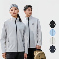 Vestes pour hommes et femmes personnalisées en tissu Softshell imperméable et coupe-vent, de haute qualité, chaudes pour l'hiver, le camping et la randonnée, avec logo