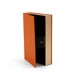 Boîte cadeau de luxe en carton rigide avec <span class=keywords><strong>rabat</strong></span> magnétique, logo personnalisé imprimé en relief, style livre, doublure en éponge - Product Image 4