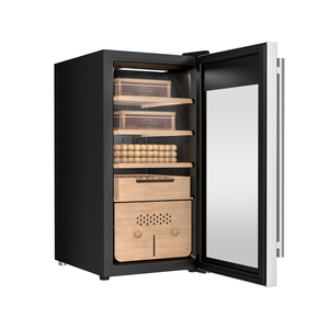 Nhà Máy Bán Buôn Sang Trọng Điện Tử Cigar Humidor Tủ Gỗ Tuyết Tùng Hộp Xì gà Hiển Thị Cigar Tủ Với Dịch Vụ Tùy Chỉnh - Product Image 3