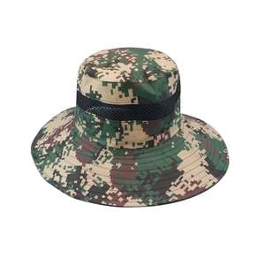 Sombrero de pescador de ala ancha para exteriores, para pesca y montañismo, con borde redondo, gorra de senderismo con estampado de camuflaje o liso, ¡Gran oferta! - Product Image 3