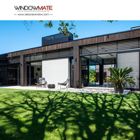 Lamelles en aluminium incurvées décoratives et inclinables pour façade de jardin/bâtiment