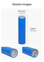 EV 33140 c33 33c d'origine 3.2V 15Ah de qualité A + avec plaque de nickel de transition Batterie rechargeable cylindrique LiFePO4 Cellule LFP