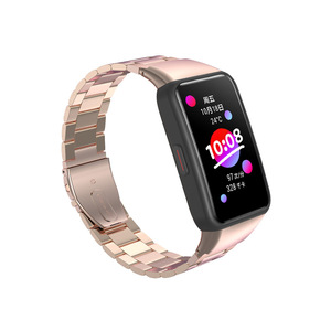 Bracelet de montre en métal pour <span class=keywords><strong>HUAWEI</strong></span> <span class=keywords><strong>band</strong></span> <span class=keywords><strong>6</strong></span>, bracelet en métal pour honour <span class=keywords><strong>band</strong></span> <span class=keywords><strong>6</strong></span> pour ARG-B19 FRA-B19 - Product Image 1