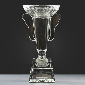 Piala Trofi Besar, Piala Kristal, Piala Kristal Transparan dengan Logo Custom, Hadiah Bisnis, Piala Olahraga, Penghargaan - Product Image 1