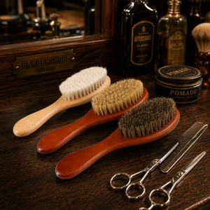Cepillo vintage <span class=keywords><strong>para</strong></span> limpiar el cabello con efecto aceitado, cepillo <span class=keywords><strong>para</strong></span> recoger cabello roto, cepillo de baño <span class=keywords><strong>para</strong></span> bebés y plumero de madera de haya <span class=keywords><strong>para</strong></span> el cuello - Product Image 3