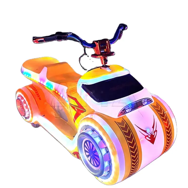 Colorido preço de fábrica diversões passeio crianças carro jogo de bateria elétrica motocicleta amortecedor carro para venda