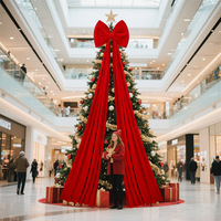 Usine En Gros Grand Arbre De Noël Arcs Décoratifs Velours Chaud Soie De Noël Grand Arc pour Shopping Mise En Scène De Noël