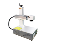 Marcador Láser de Fibra Compacto de Escritorio para Hardware Electrónico con Sistema de Enfoque Automático y Puntero de Punto Rojo
