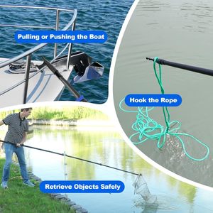 Gancio Telescopico per Barche in Fibra di Carbonio, Stile Classico con Chiusura a Fibbia, Gancio Regolabile per Ormeggio e Attracco, per Barche, <span class=keywords><strong>Marina</strong></span>, Molo, OEM ODM Personalizzato - Product Image 6