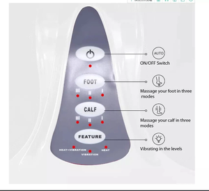 La mejor máquina eléctrica <span class=keywords><strong>Deluxe</strong></span> Shiatsu, rodillo de talón calentado para una pantorrilla saludable y masajeador de pies, masajeador vibratorio para el cuerpo de las piernas - Product Image 4
