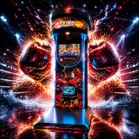 Máquina de Boxeo Comercial, Operada con Monedas, con Pantalla LED de Puntuación, Personalizable, de Metal y Plástico, para Parques de Diversiones, en Inglés