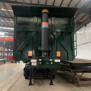 Semi-<span class=keywords><strong>remorque</strong></span> à benne basculante arrière de 60 tonnes, benne basculante arrière en forme de U - Product Image 5