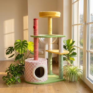 Árbol de Escalada para Gatos Personalizable y Colorido, Juguete para Gatos, Rascador y Cama - Product Image 1