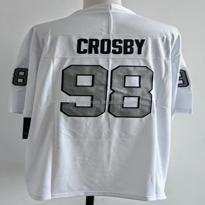 Maillot de football cousu pour hommes 2026 S-3XL Fernando Mendoza Ashton Jeanty Maxx Crosby Brock Bowers - Product Image 2