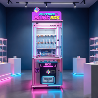 Machine de jeu à griffes commerciale pour boîtes mystères, équipement d'amusement et de distribution de prix pour salles d'arcade et centres commerciaux