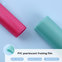 Feuilles de plastique pour papeterie personnalisables, translucides, nacrées, givrées, imperméables, en PVC souple double face de 0,3 mm, KEMING