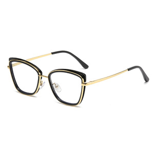 Thời trang mới CAT-Eye thay đổi màu sắc chống ánh sáng màu xanh kính, kim loại + PC khung, linh hoạt cho phụ nữ - Product Image 3