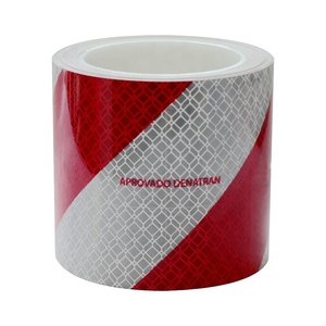 Băng Phản Quang Cảnh Báo Nguy Hiểm Brazil ASTM E810 Băng Dính Rõ Ràng Aprovado Denatran Để Nhận Dạng Xe - Product Image 2