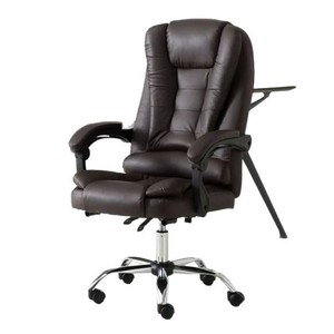 Office Chair Ergonomic Reclining Height <b>Adjustable</b> Swivel With <b>Footrest</b> For Home Office Study Room - Product Image 4