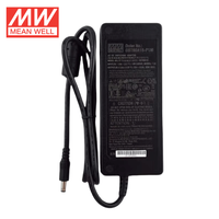 Original Mean Well GST90A Seri 90W Switching Power Supply dengan Penutup Jaring Logam Tegangan Output 12V/15V/19V/24V/48V