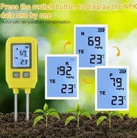 Soil NPK Analyzer Digital Four-in-One Instrument Testing Soil Fertility Organic Matter Micronutrient Content Fertilizers Model