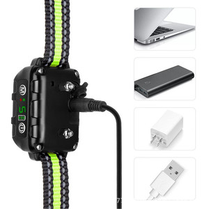 Collar electrónico antiladridos para perros, recargable, resistente al agua, multifunción, control de ladridos para entrenamiento, suministros para mascotas - Product Image 1