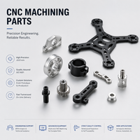 Fabricante de Componentes Metálicos de Precisión, Piezas Mecanizadas por CNC con Recubrimiento de Cromo en Aleación de Aluminio Personalizado para la Industria Aeroespacial