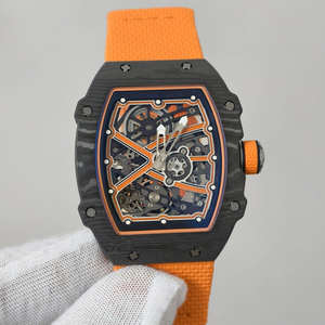 Montre mécanique de luxe pour homme 35-01 avec boîtier en fibre de carbone, montre mécanique carrée classique pour homme - Product Image 5