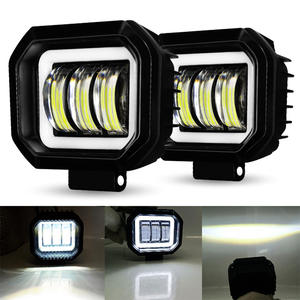 Luz antiniebla con lente LED triple <span class=keywords><strong>de</strong></span> 30W, foco <span class=keywords><strong>de</strong></span> trabajo <span class=keywords><strong>de</strong></span> 12V, anillo <span class=keywords><strong>de</strong></span> halo <span class=keywords><strong>de</strong></span> <span class=keywords><strong>ojo</strong></span> <span class=keywords><strong>de</strong></span> Ángel <span class=keywords><strong>de</strong></span> 6000K, accesorios para coches y motocicletas, novedad - Product Image 3