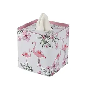 Nieuwe Stijl Metalen Tissue Tin Box Custom Logo Vierkant Tissue Servet Box Houder