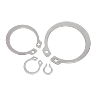 Stainless Steel AISI 304 INOX A4-70 A286 ANSI 316 Type B Heavy External Retaining Ring for Shafts DIN 471-2