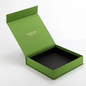 Boîte cadeau magnétique de luxe personnalisée en papier carton avec logo personnalisé