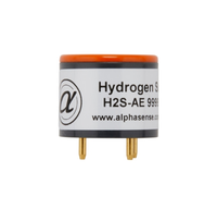 Capteur de qualité de l'air Alphasense H2S-AE pour le sulfure d'hydrogène et le CO2, détection de haute concentration, 3 électrodes, pétrochimie