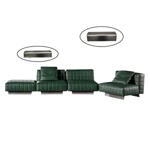 High Quality Oem Factory Supply Italian Aluminium Sofa Leg Furniture Hardware Accessories