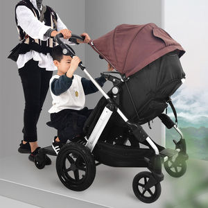 Universel 2-en-1 <span class=keywords><strong>Confort</strong></span> <span class=keywords><strong>Planche</strong></span> à Roulettes Réglable Amovible Siège Planeur Bébé Poussette Wagon Durable Plastique 25kg Capacité - Product Image 6