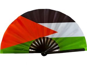 Éventail en bambou personnalisé, imprimé, écologique, style art populaire, avec drapeau national de Cuba, technique de peinture, idéal comme souvenir, vente en gros - Product Image 2