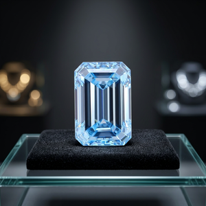 Diamante Azul Esmeralda de Corte Elegante, Cultivado en Laboratorio, Certificado por IGI, Gema Suelta para Joyería - Product Image 2