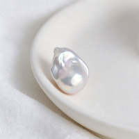 Perles baroques d'eau douce de qualité AAAA, 15 mm+, blanches, naturelles, pour la fabrication de bijoux