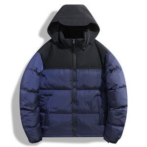 New <b>Thick</b> Hooded <b>Coat</b> for Couples Large Size Loose Casual Style Warm Windproof and Waterproof for <b>Winter</b> Zipper Closure - Product Image 6