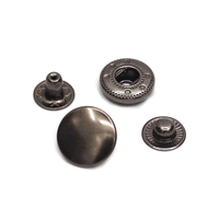 Vente directe d'usine en stock 10mm multicolore métal fer plat boutons pression petite taille Rectangle spécial sac pièces accessoires