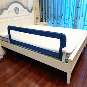 Baby Bed Rail Barrier Foldable Child Baby Safety Fence Bed Side Barrier Guard For Kids