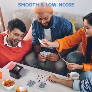 Mischiatore <span class=keywords><strong>di</strong></span> <span class=keywords><strong>Carte</strong></span> Elettrico Automatico USB Ricaricabile a 2 <span class=keywords><strong>Mazzi</strong></span>, 2000 mAh, Bassa Rumorosità, Alta Qualità, in Plastica, per Uso in Auto - Product Image 5