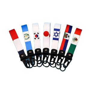 Llavero con Bandera <span class=keywords><strong>de</strong></span> Estados Unidos, Canadá, México, Brasil, Argentina, Croacia, <span class=keywords><strong>España</strong></span>, Correa <span class=keywords><strong>de</strong></span> Muñeca, Cordón, Anillo para Llaves, para Regalo - Product Image 3