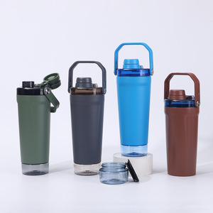 Botella de Agua Deportiva Portátil D5193, Creativa y Moderna, con <span class=keywords><strong>Compartimento</strong></span> Inferior Antipolvo Multifuncional - Product Image 3
