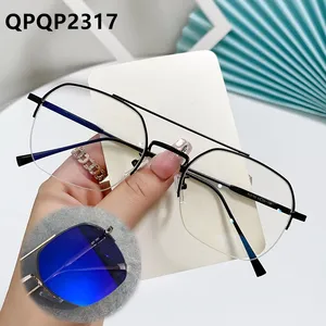 نظارات photochromic المعدنية الضوئية عين القط الأحمر lunette الأشعة الضوئية مكافحة reflet فام السيدات الإناث qingqing مكافحة الضوء الأزرق النساء النظارات