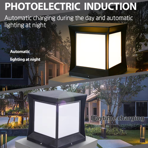 <b>LED</b> Garden Solar Pillar <b>Light</b> IP54 Waterproof 50W Remote Control 360 Beam Angle <b>Light</b> <b>Sensor</b> Lamp Ps- IP54 Waterproo Ps- IP54 Wa - Product Image 2